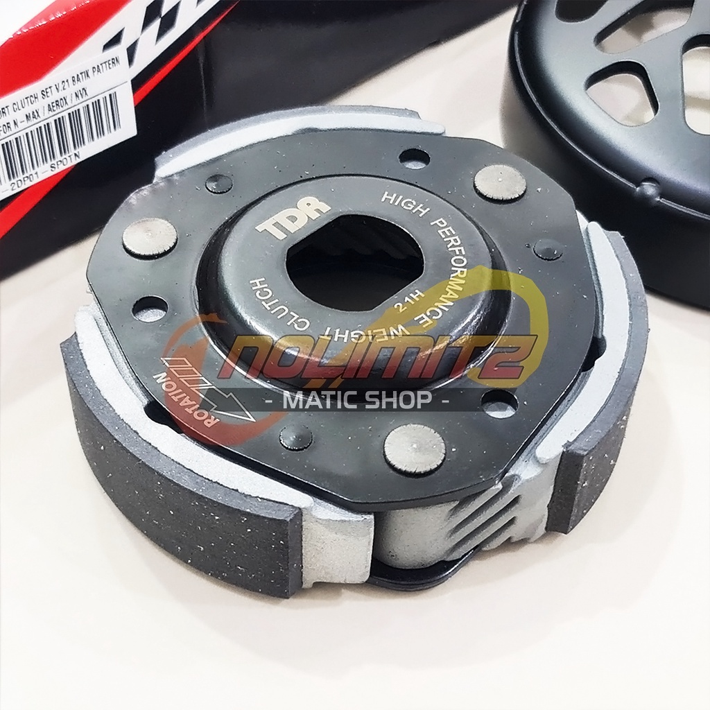 Paket Kampas Mangkok Kopling CVT Clutch Housing Set TDR NMAX Aerox 155 Lexi