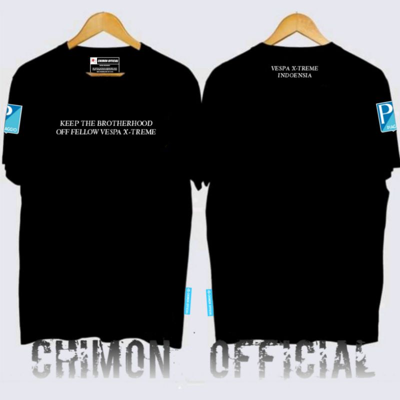 Kaos Jagalah Persaudaraan Sesama Vespa Extreme Original Merchandise