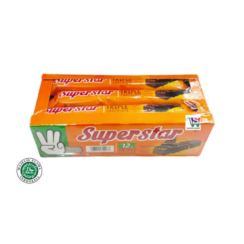 

Superstar Triple Chocolate - Netto 12pcs x 16gr