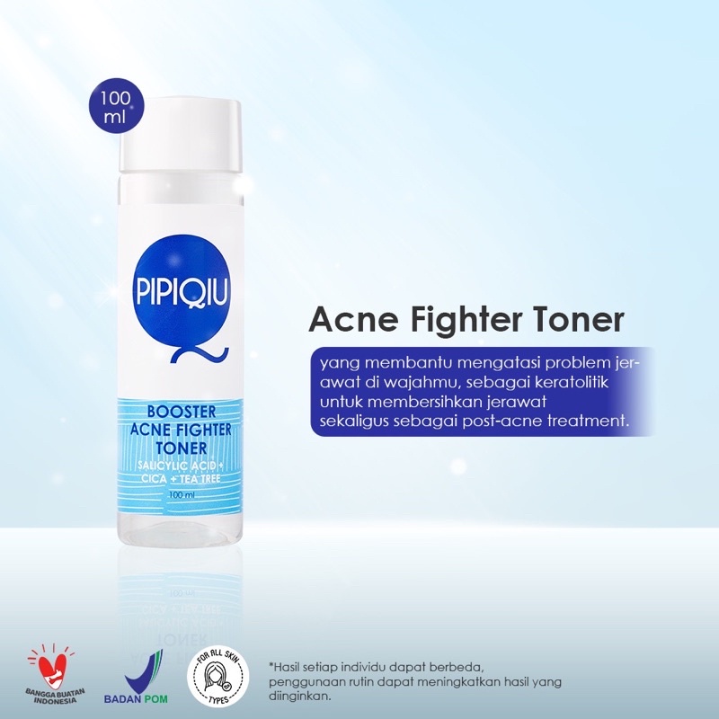 Ready Produk Terbaru NewBPOM  Pipiqiu Booster Acne Fighter Toner 100ml