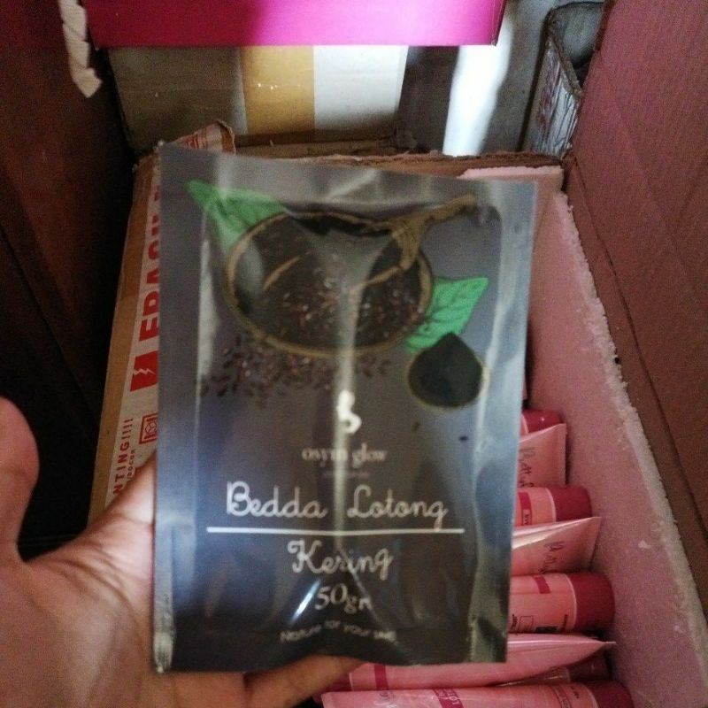 (3PC FREE 1) BEDDA LOTONG KERING OSYIN GLOW BPOM PEMUTIH BADAN LULUR