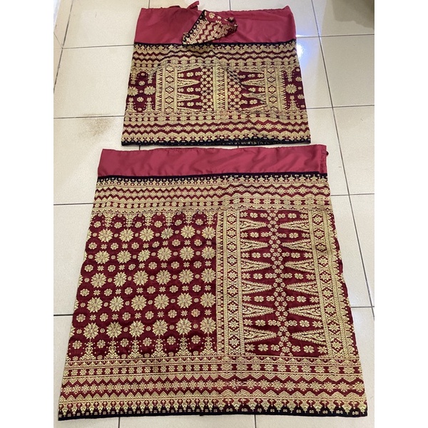 Sepasang Songket tenun pengantin