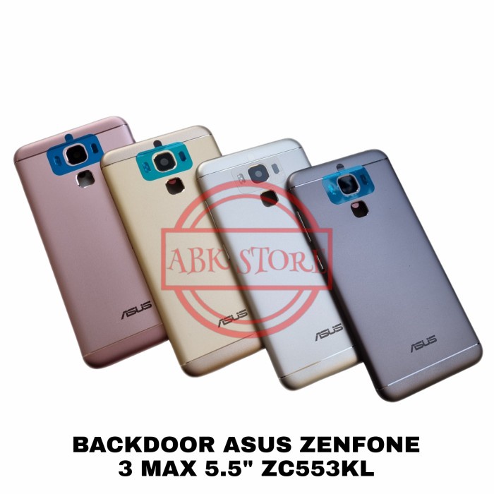 Backdoor Backcover Tutup belakang Casing Asus Zenfone 3 Max ZC553KL