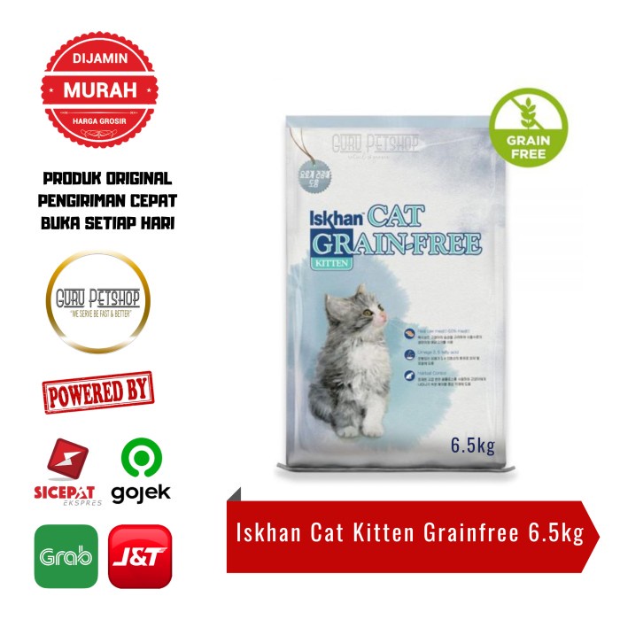 Iskhan Cat Grain Free Kitten 6.5kg Freshpack Iskhan Kitten Cat Food