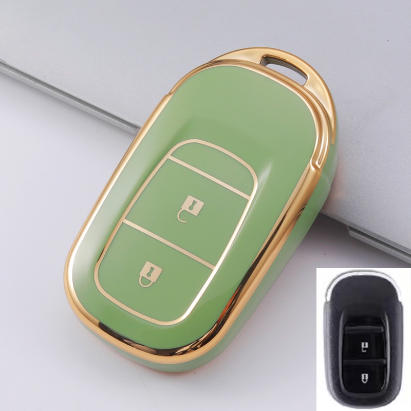 Cover Kunci Mobil Bahan TPU Chrome Refleksi Untuk Honda CIVIC