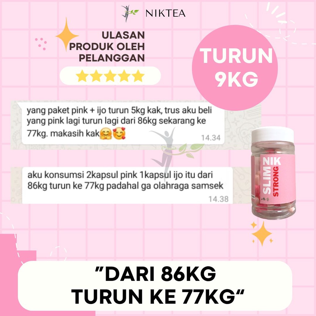 NIKSLIM STRONG Obat Diet Ampuh Dan Pelangsing Herbal Alami Jamu