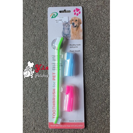 Sikat gigi hewan tangkai panjang