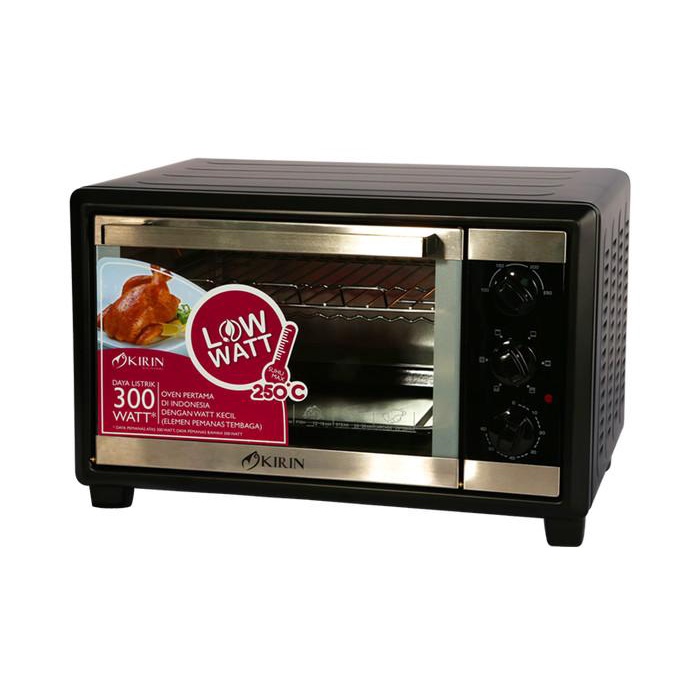 Oven Oven Listrik Kbo 200Rab / Kbo 200 Rab Lw - Black - [20L] - Kirin