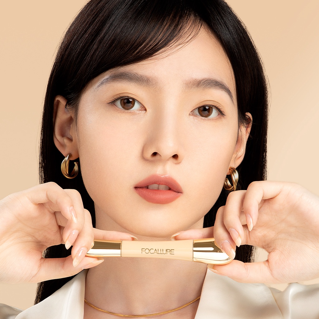 FOCALLURE #AmberGold Full Coverage Concealer Lightweight Untuk Wajah