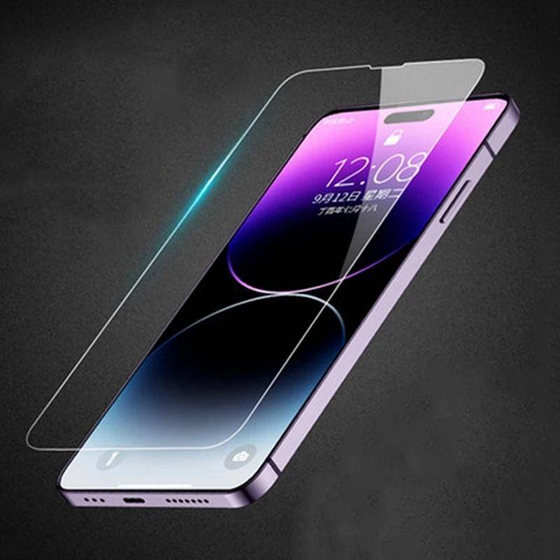 Pelindung Layar Tempered Glass Depan Belakang Untuk iPhone 14 13 12 Pro Max Mini 14 Plus 14 Pro 13pro 12pro