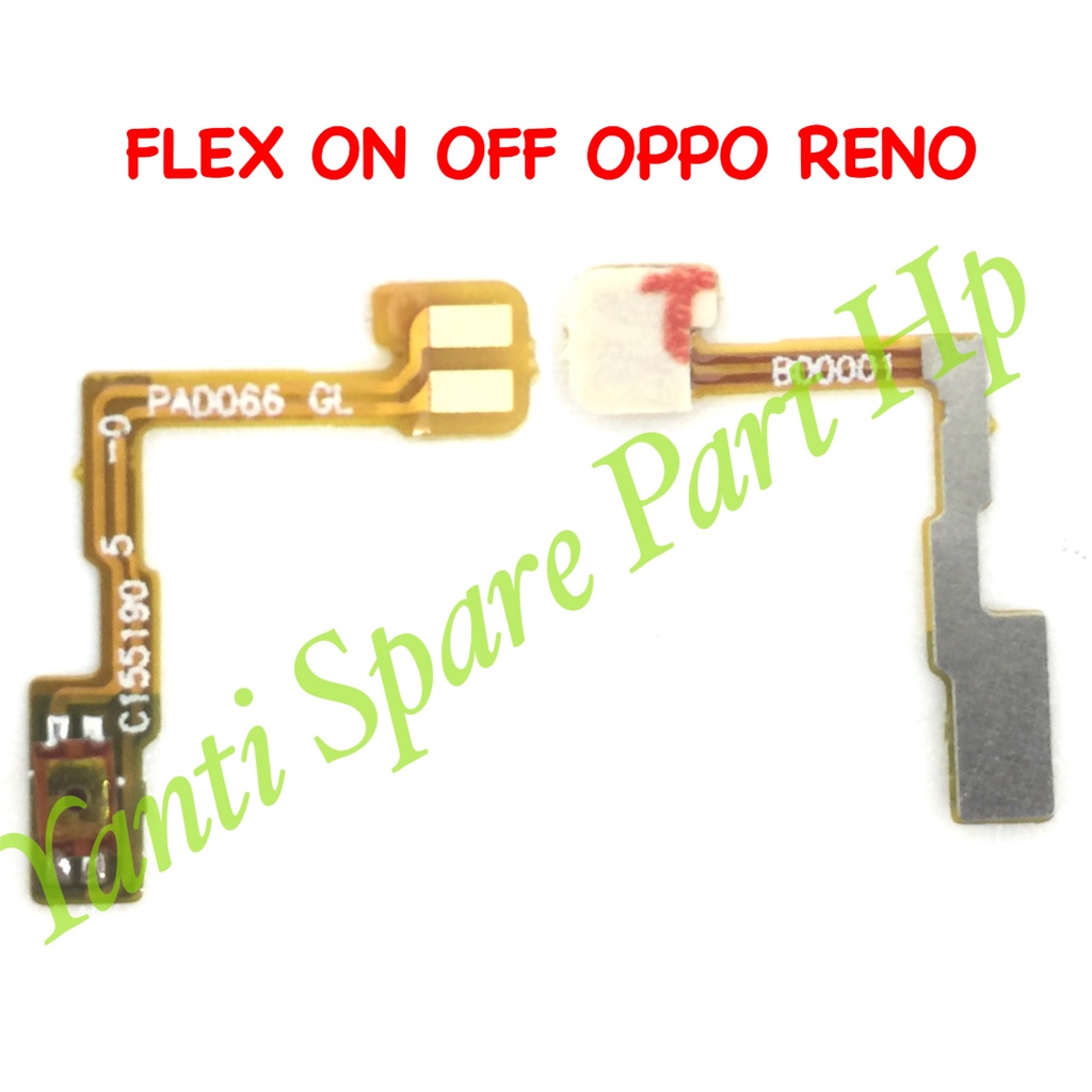 Flexible On Off Oppo Reno Original Terlaris New