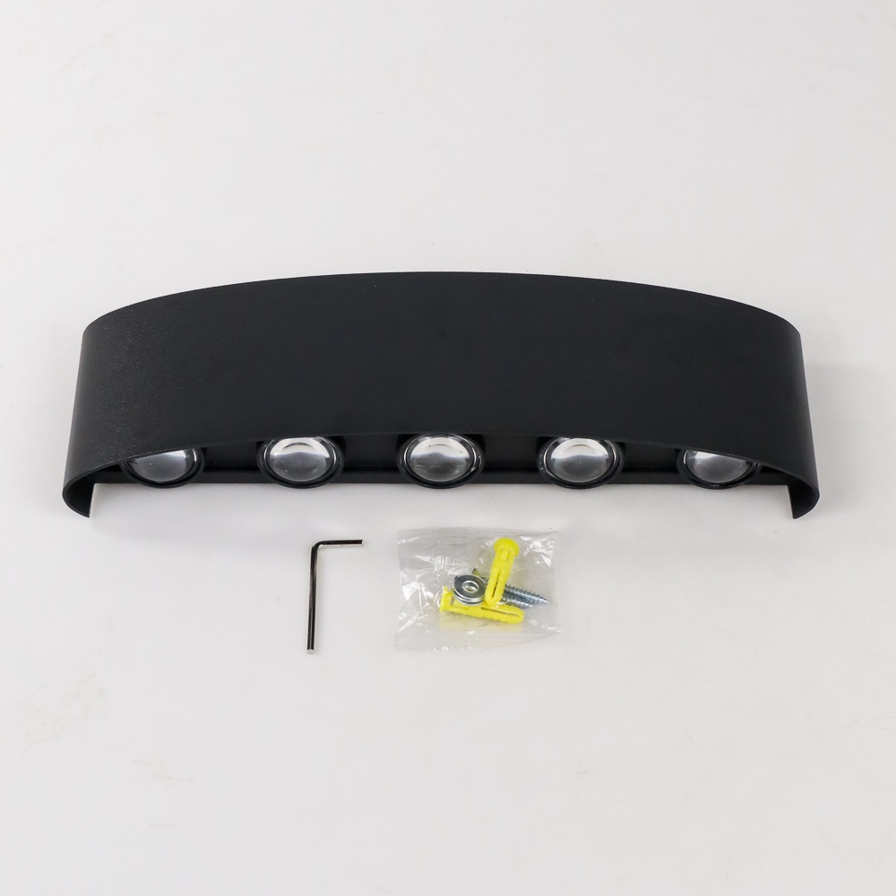 Lampu Hias Dinding LED Minimalis Aluminium 10 W Warm White - RL-B15 - 7RLLDEBK Black