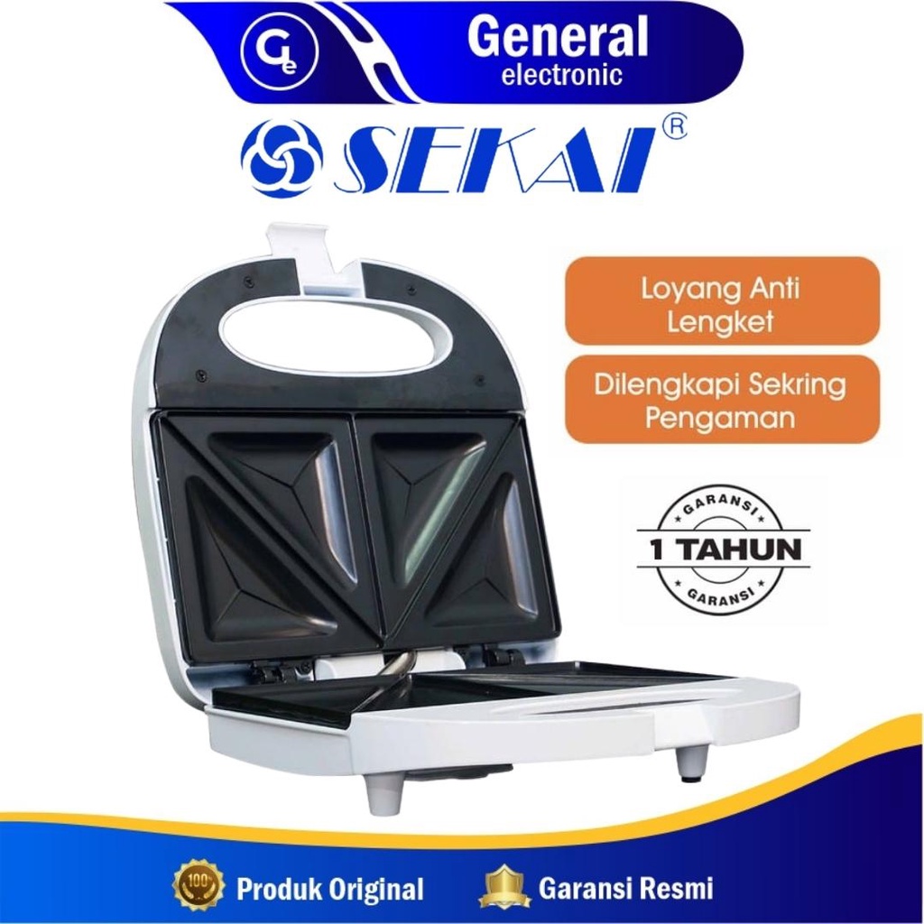 Pemanggang Roti Toaster SEKAI / Roti sandwich Panggang - TS 891