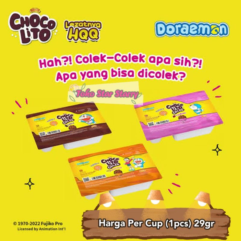 

PER PCS SNACK DORAEMON CHOCO LITO COLEK YOGUBERRY 29GR CHOCOLITO