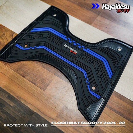 Karpet Motor Floor Mat NEW SCOOPY 2021-2022  Hayaidesu Body Protector Aksesoris Honda