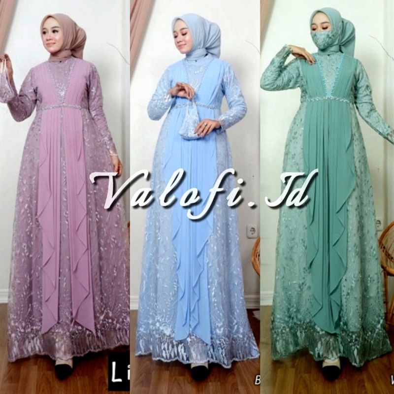 GAMIS BROKAT SABRINA SETELAN KEBAYA > KEBAYA MODERN / KEBAYA REMAJA / KEBAYA FAVORITE / KEBAYA BROKA