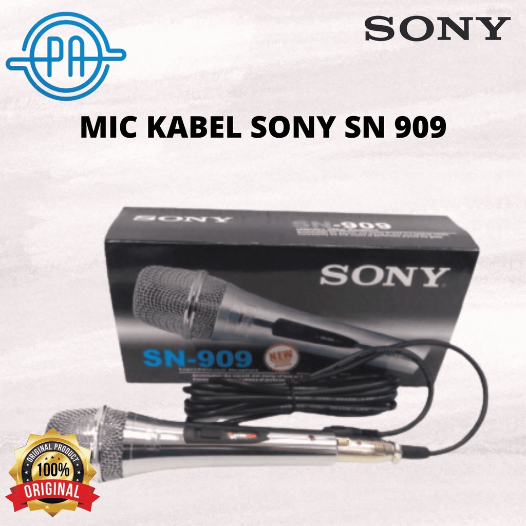 Microphone Sony SN 909 MiK/Mikropon/Mic Kabel sn909