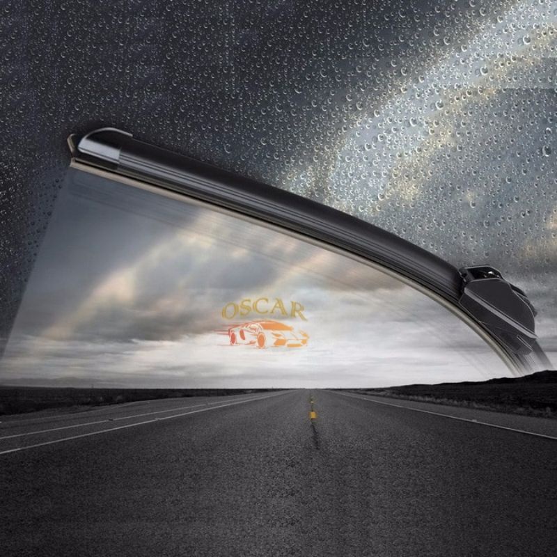 WIPER BLADE KACA MOBIL FRAMELESS U SHAPE HOOK - FLY-078 / WIPER MOBIL