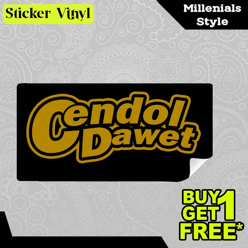 

Stiker Sticker Cendol Dawet Minuman Khas Indonesia Desain Keren dan Kekinian Aesthetic Bahan Vinyl Satuan Anti Air