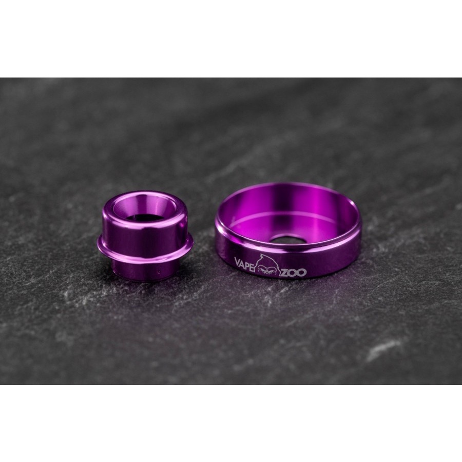 Spare Part Legal RDA Widebord DripTip + Katchring Alumunium Polished