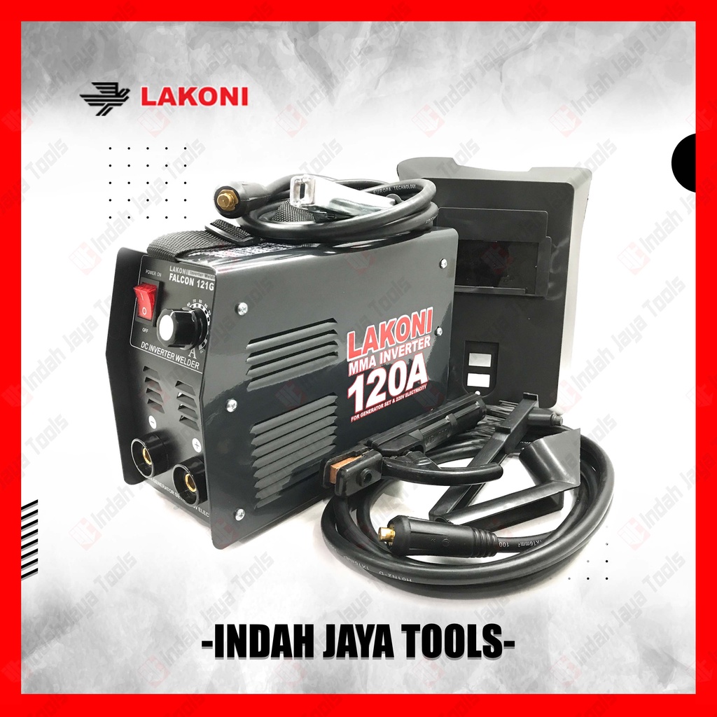 LAKONI FALCON 121GE Mesin Las Listrik Travo Inverter 121 GE Genset