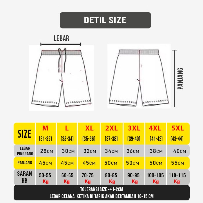 CELANA PENDEK PRIA CELANA PENDEK JUMBO SHORT PANT OVERSIZE CELANA OLAHRAGA PRIA MT