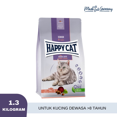 Happy Cat Supreme Senior atlantic Salmon (atlanticLanch) 1,3kg