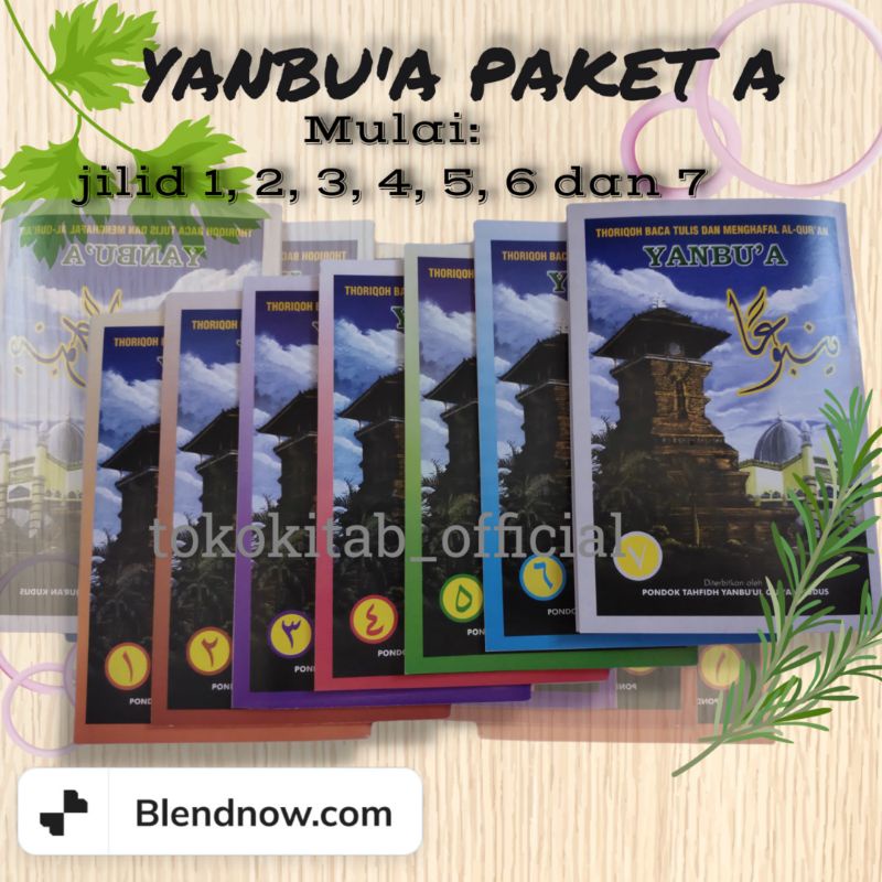 harga murah YANBUA PAKET LENGKAP 100% ASLI JILID 1-7 | yanbua perjilid asli | kitab yanbu'a