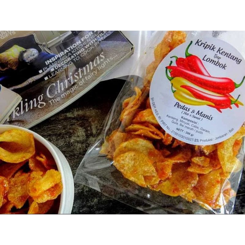 

Keripik Kentang Tjap Lombok Bali Oleh Oleh Bali 200 Gram