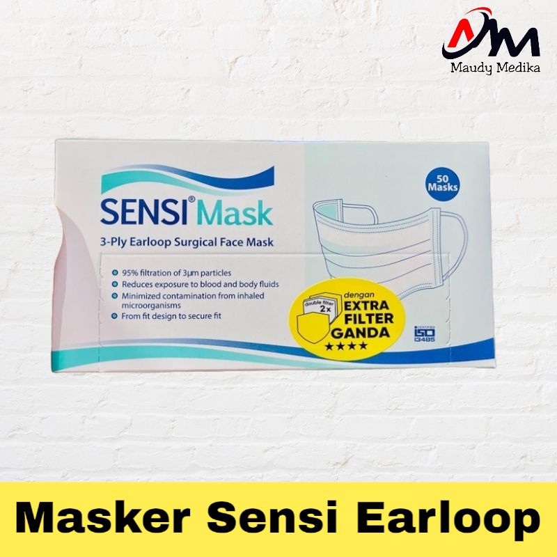 Masker 3Ply Sensi   Masker Medis Sensi   Masker Sensi