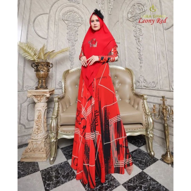 Gamis syar'i Lailaghani printing premium
