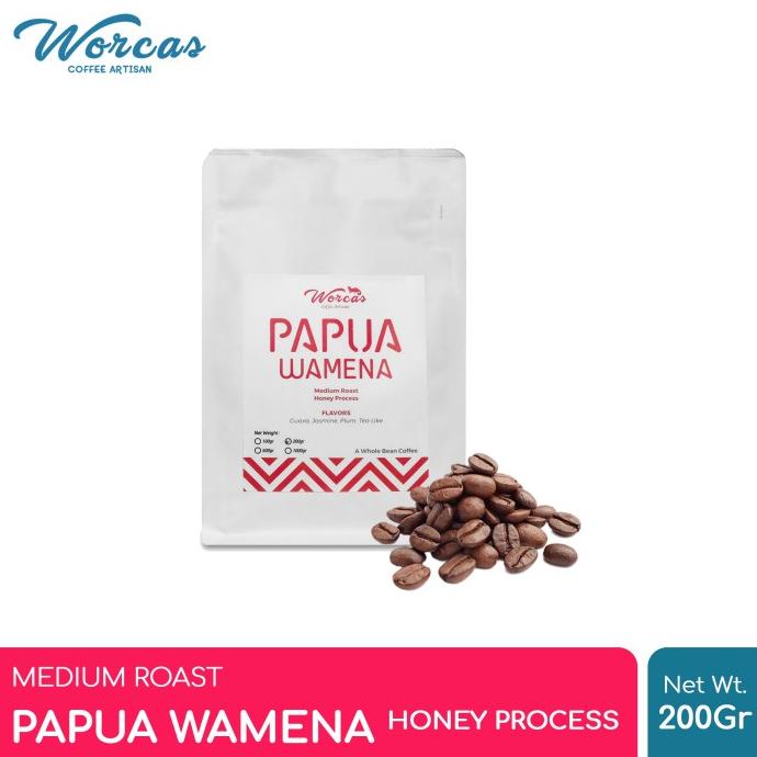 

TERLARIS Kopi Arabica Papua Wamena "Honey Process" 200 Gram Medium Roast /KOPI RUBE/KOPI KAPAL API/KOPI SLB/KOPI PEJUANG/KOPI BUBUK