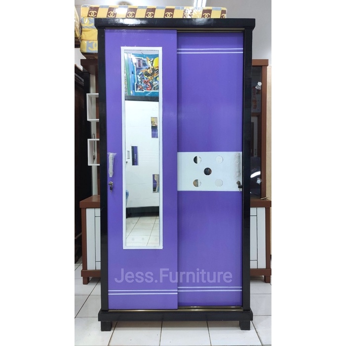 Lemari Pakaian geser 2Pintu , Lemari Pakaian Geser 2Pintu , Lemari Minimalis 2 Pintu , Lemari Slidin