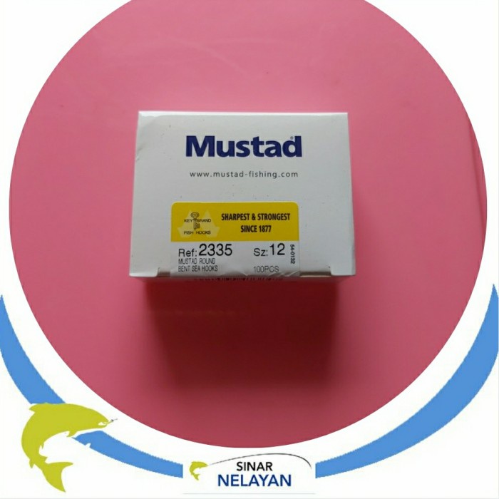 Kail mata pancing cap Mustad 2335 no.12