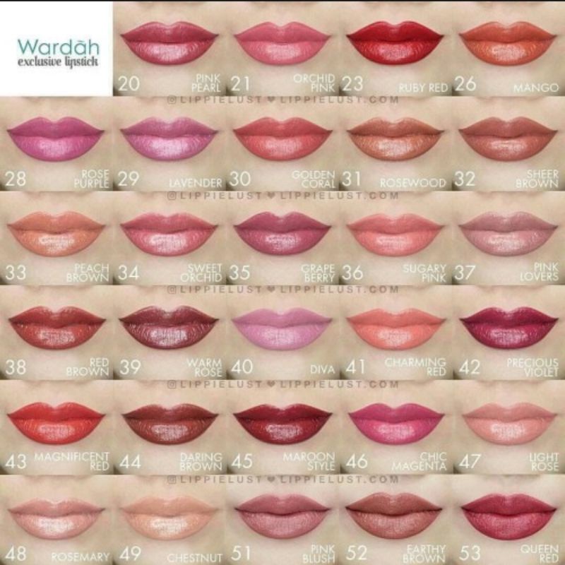 Wardah Exclusive Moist Lipstick