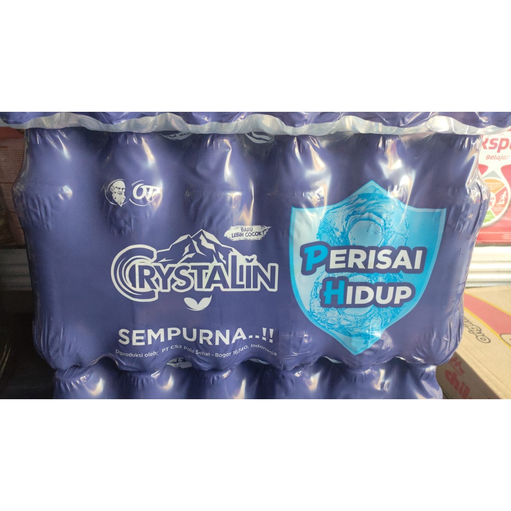 CRYSTALLINE AIR MINERAL ALAMI PEGUNUNGAN PH 8 / 330ML X 24 BOTOL