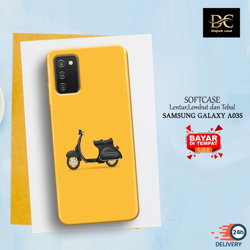 Case Samsung Galaxy A03s Terbaru - Fhasion Case VESPA - Casing Hp Samsung Galaxy A03s Terbaru - Soft