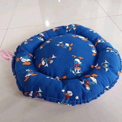 bantal kasur tempat tidur kucing premiun model bulat bisa cekung bisa rata bisa pesan warna zeorfarm