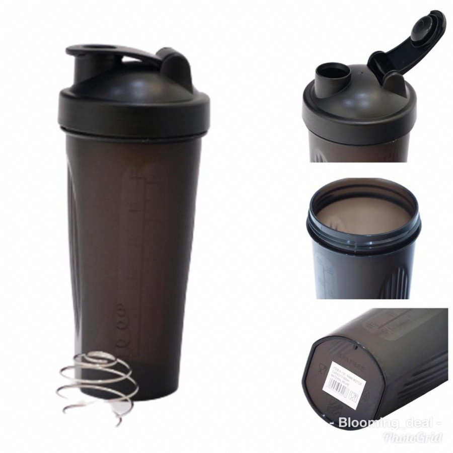 LT- [ APOLO ] Botol Minum Shaker whey protein 600ml / Tumbler Polos Shaker