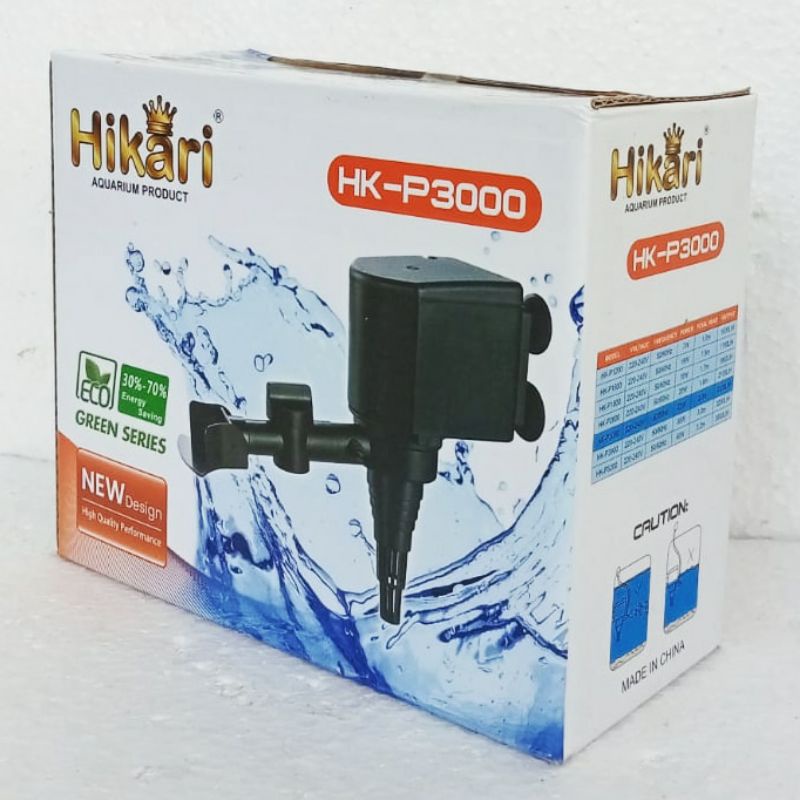 mesin pompa power head ph HIKARI HK P 3000 waterpump aquarium water pump filter celup low watt