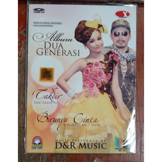 Kaset Vcd Original lagu dangdut Dayu Ag& Tasza