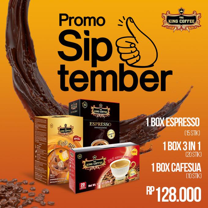 

Discount PROMO King Coffee Espresso (15) 3in1 (20) Cafe Sua (10) Kopi Vietnam /KOPI RUBE/KOPI KAPAL API/KOPI SLB/KOPI PEJUANG/KOPI BUBUK