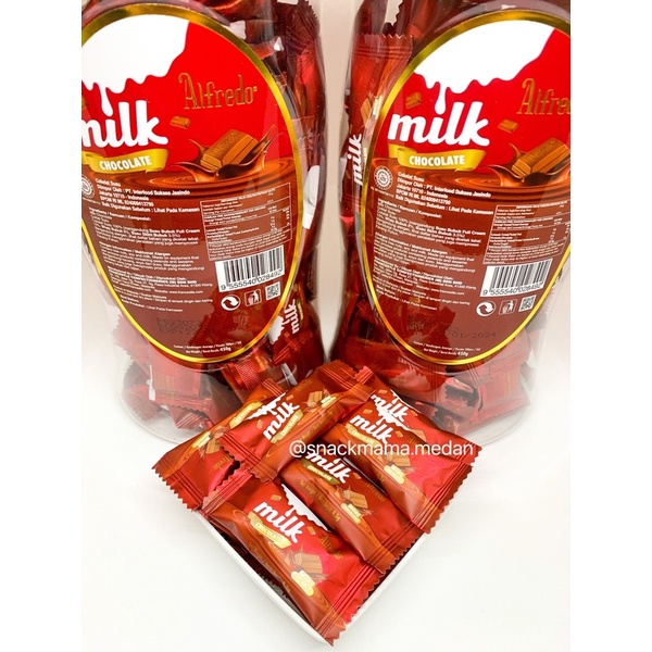 COKLAT MALAYSIA ALFREDO DAIRY MILK REFILL PACK ISI 20PCS