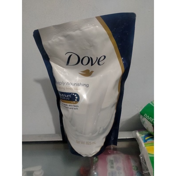 refill dove deeply nourishing 850 ml.body wash Dove 850ml. sabun mandi Dove