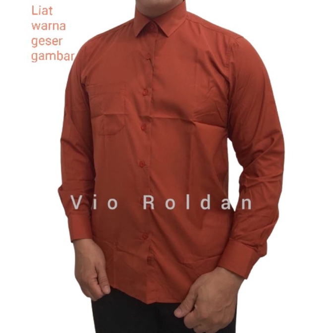 BISA COD Kemeja Polos Pria Kemeja Kerja Kemeja Katun Kemeja Formal Kemeja Pria