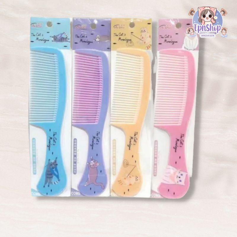 SISIR GAGANG KARAKTER / SISIR RAMBUT MOTIF / SISIR RAMBUT [ RANDOM ]