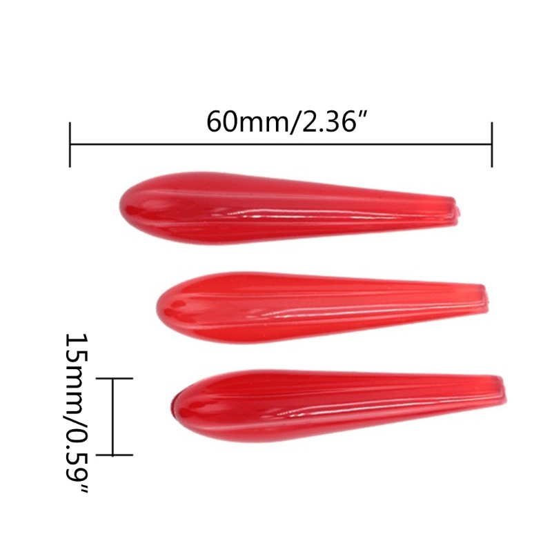 Zzz 6pcs / Set Stiker Strip Spoiler Anti Tabrakan Untuk Bumper Belakang Mobil