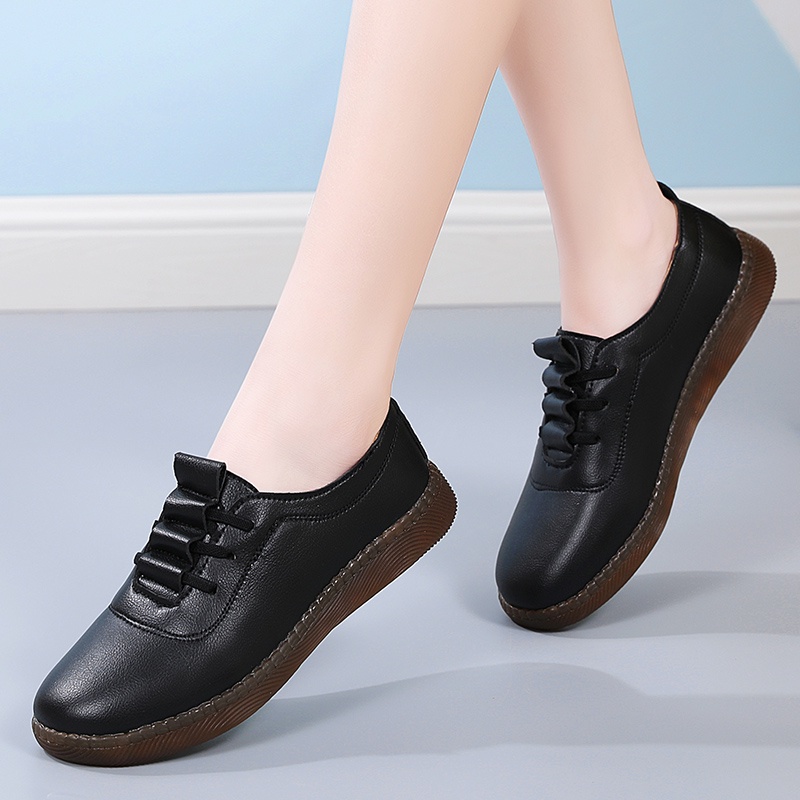 FOKU Sepatu Flat Wanita ️️Lembut Loafers Wanita Kerja Flatshoes Terbaru