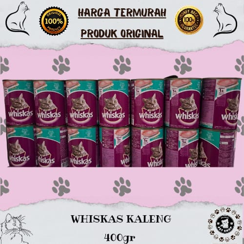 whiskas kaleng 400gr