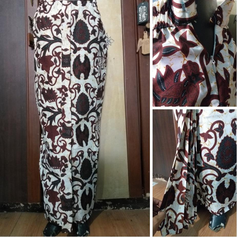 ↳ ROK BATIK WIRON SPAN PUTIH / ROK BATIK KLASIK / ROK WIRU / ROK SPAN KEBAYA し
